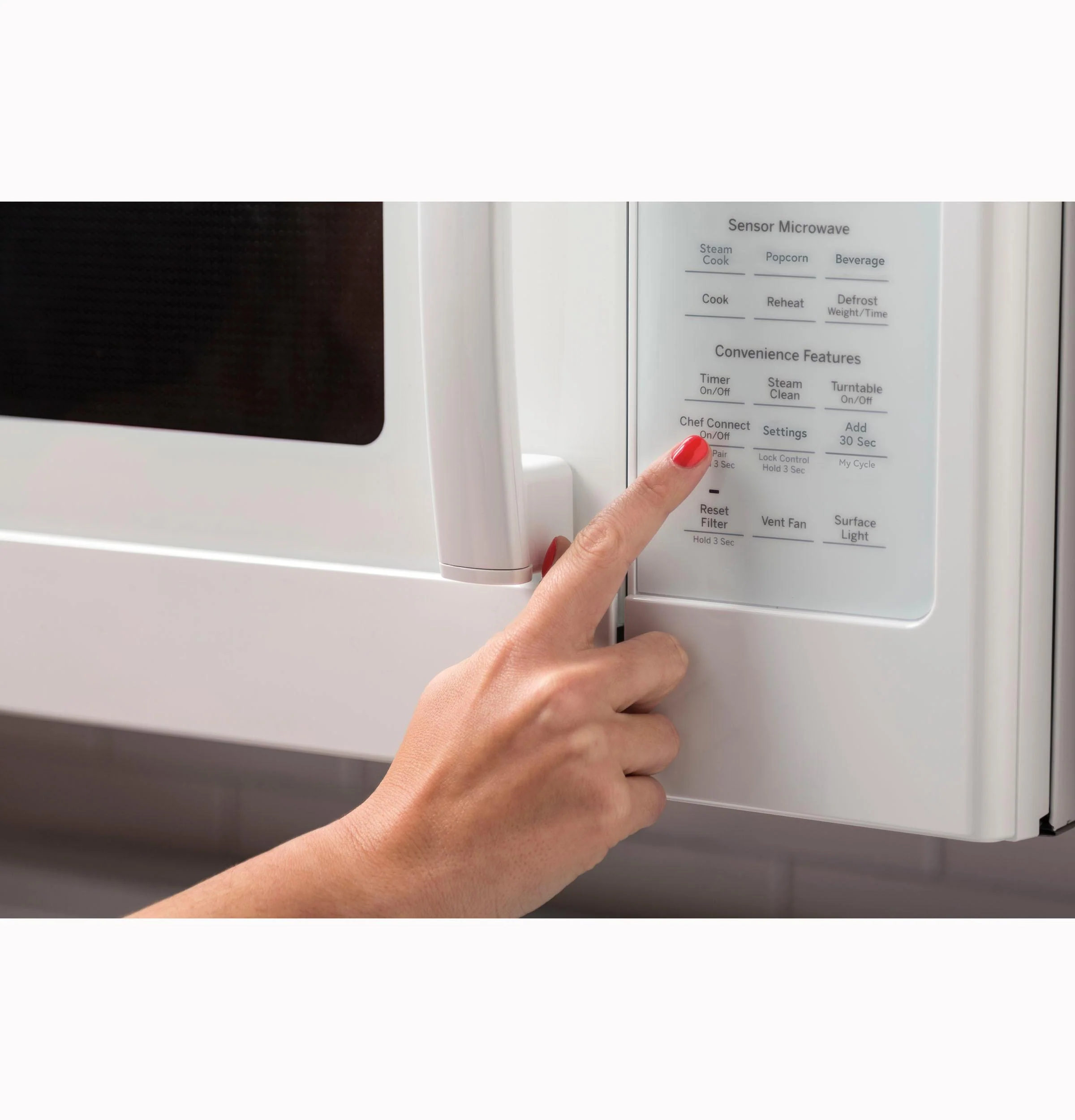 GE Profile™ 1.7 Cu. Ft. Convection Over-the-Range Microwave Oven - Image 7