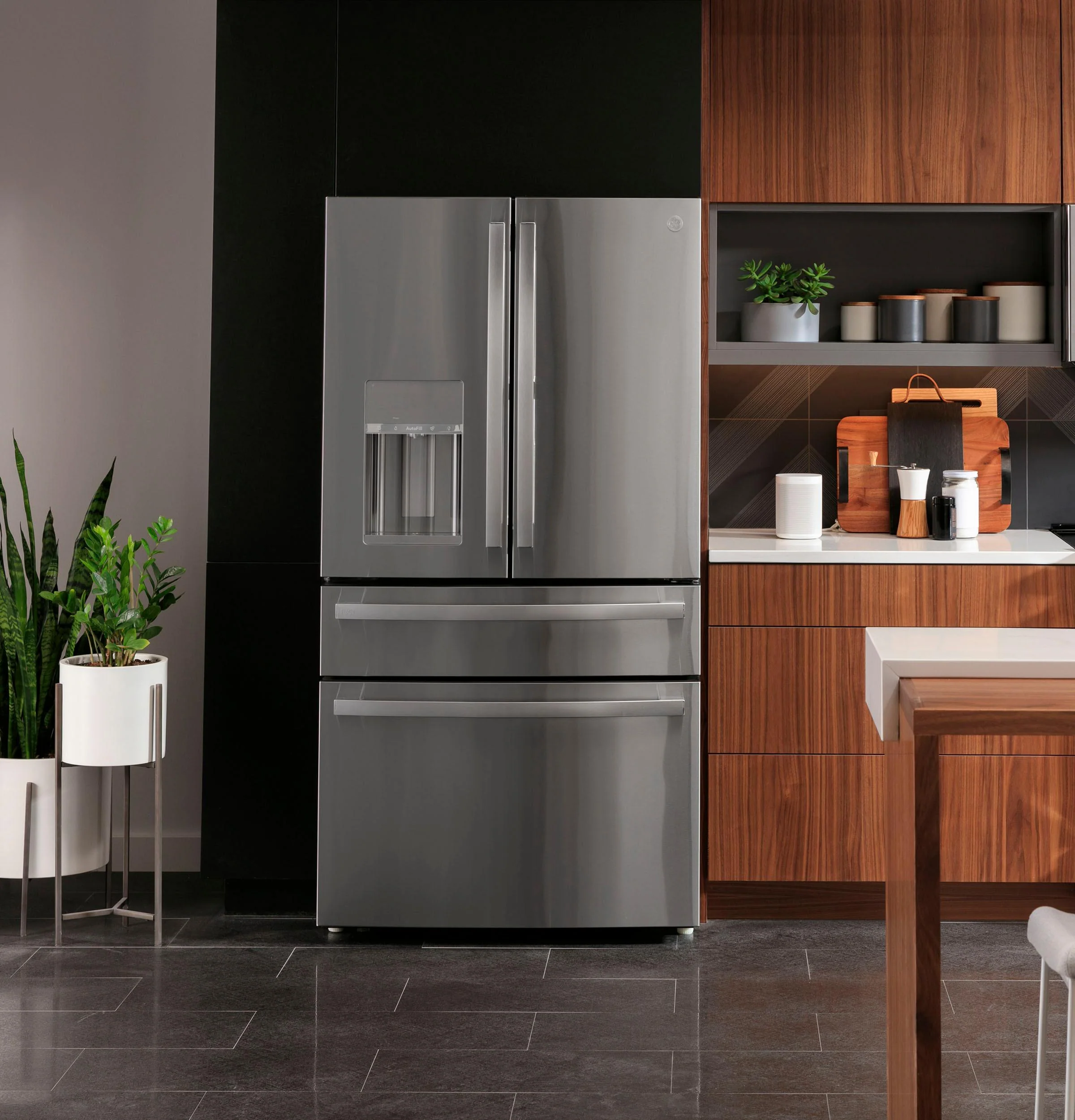 PXD22BYPFS GE Profile™ 22.4 Cu. Ft. Smart Counter-Depth Fingerprint Resistant 4-Door French-Door Refrigerator with Door In Door - Image 32