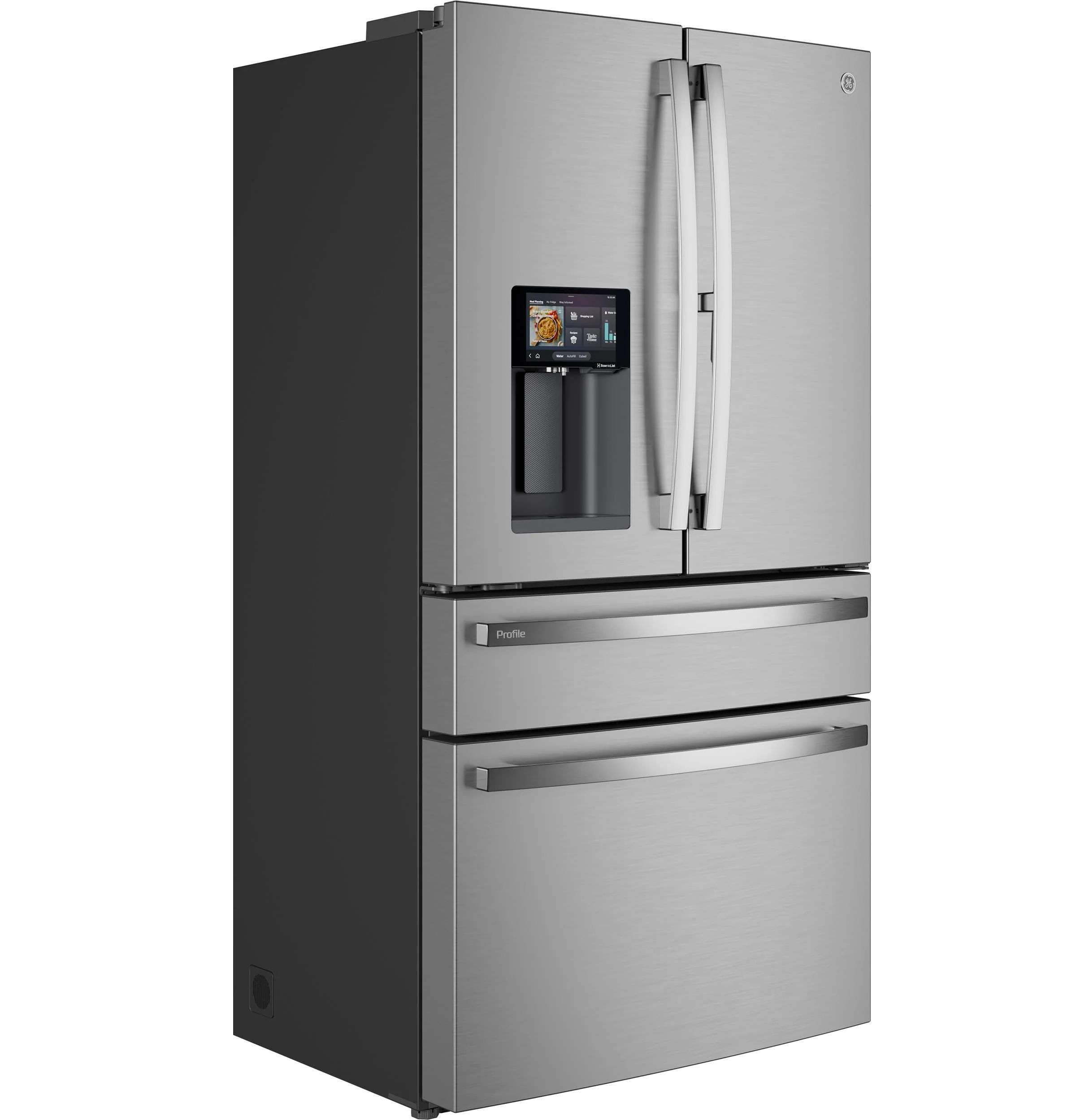 PXD22HYYFS GE Profile™ ENERGY STAR® 22.4 Cu. Ft. Smart Counter-Depth 4-Door French-Door Refrigerator with Kitchen Assistant™ - Image 3