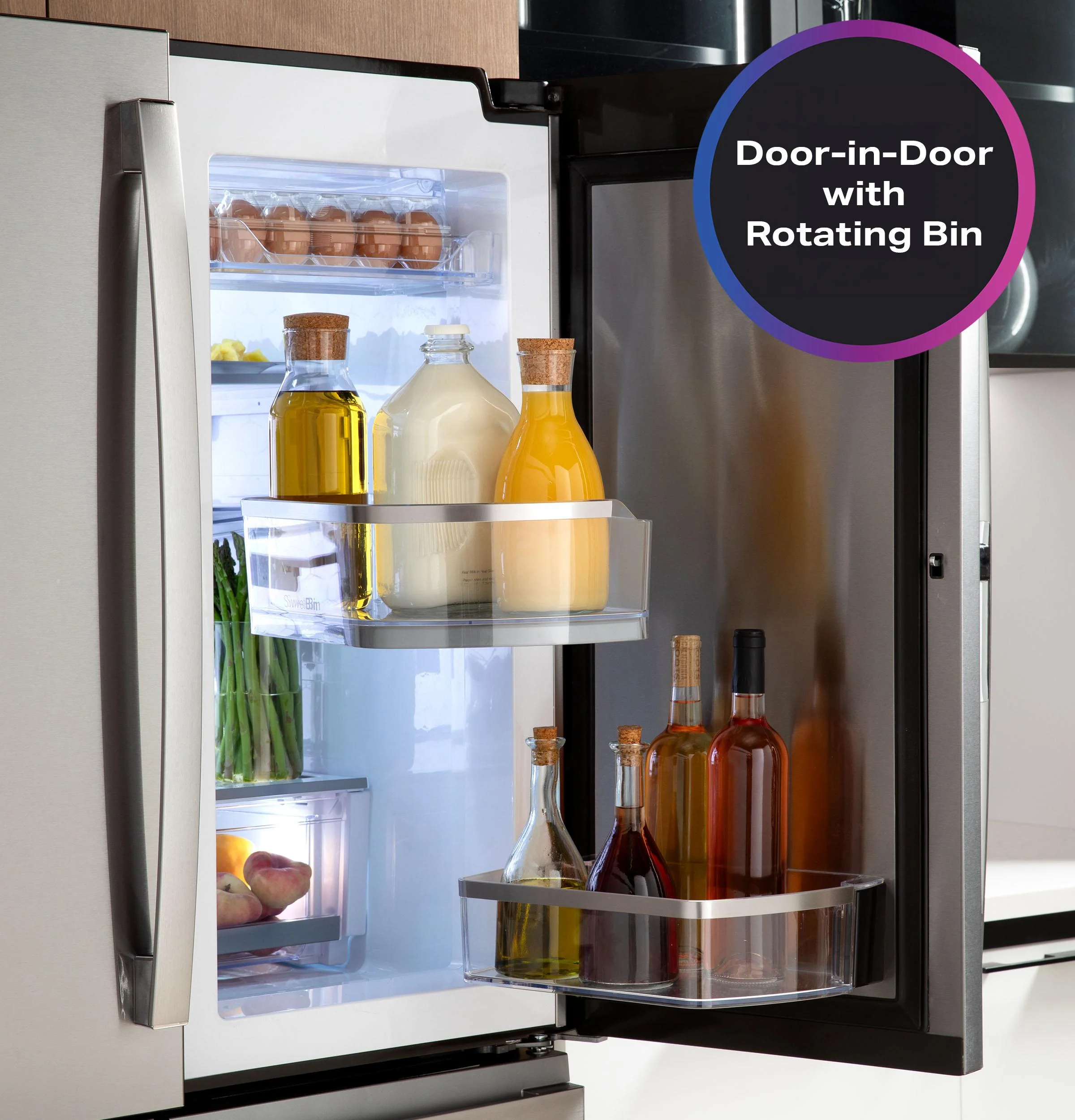 PXD22HYYFS GE Profile™ ENERGY STAR® 22.4 Cu. Ft. Smart Counter-Depth 4-Door French-Door Refrigerator with Kitchen Assistant™ - Image 35