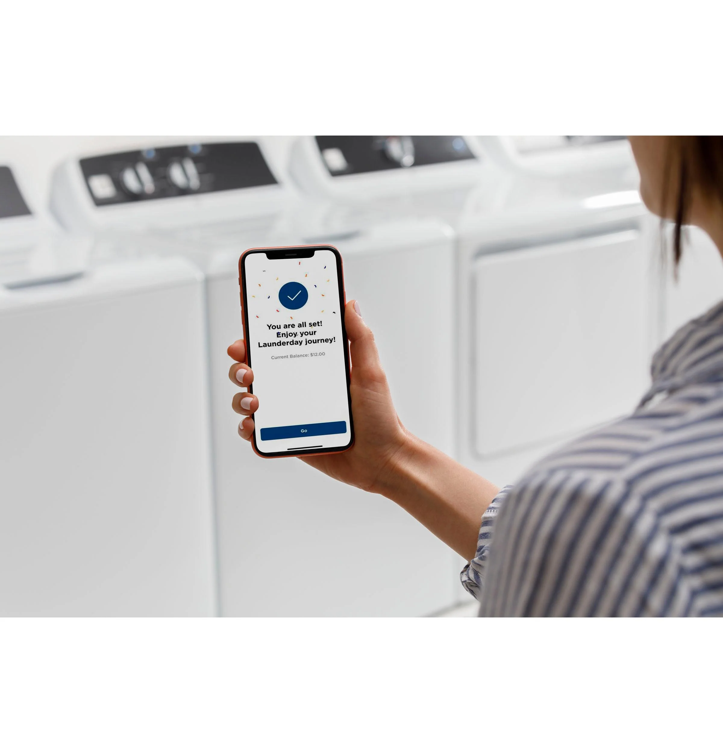 VTD52GASRWB GE® 7.4 cu. ft. Capacity aluminized alloy drum Commercial Gas Dryer with Sensor Dry, Built-In App Payment System SITE WIFI REQUIRED - Image 8