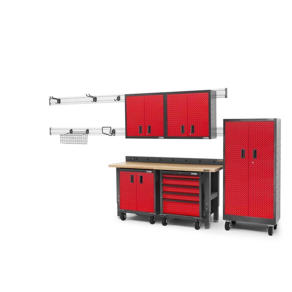 Gladiator GAWB06HWEG 6' Adjustable Height Hardwood Workbench - Image 3