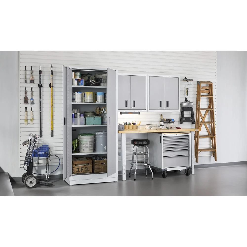Gladiator GAWB06HWGW 6' Adjustable Height Hardwood Workbench - Image 3
