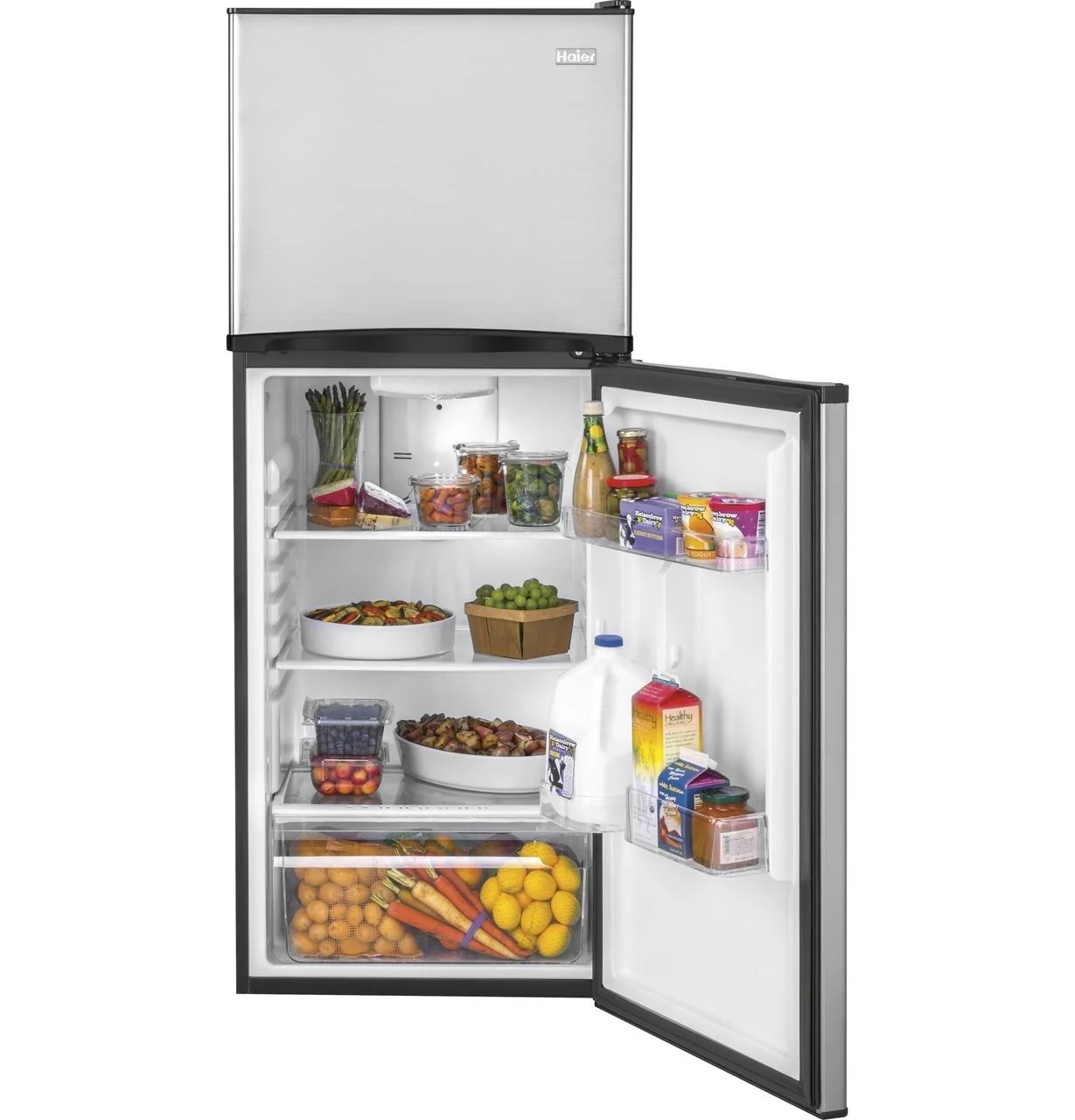 Haier HA10TG21SS 9.8 Cu. Ft. Top Freezer Refrigerator - Image 4