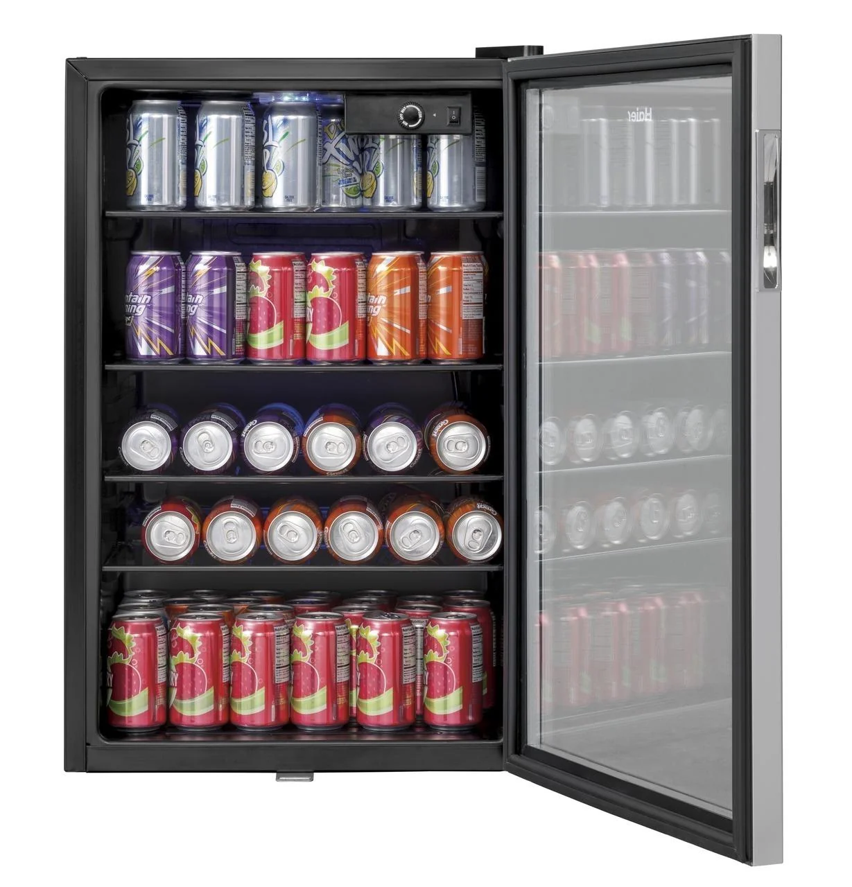 Haier HEBF100BXS 150-Can Beverage Center - Image 4