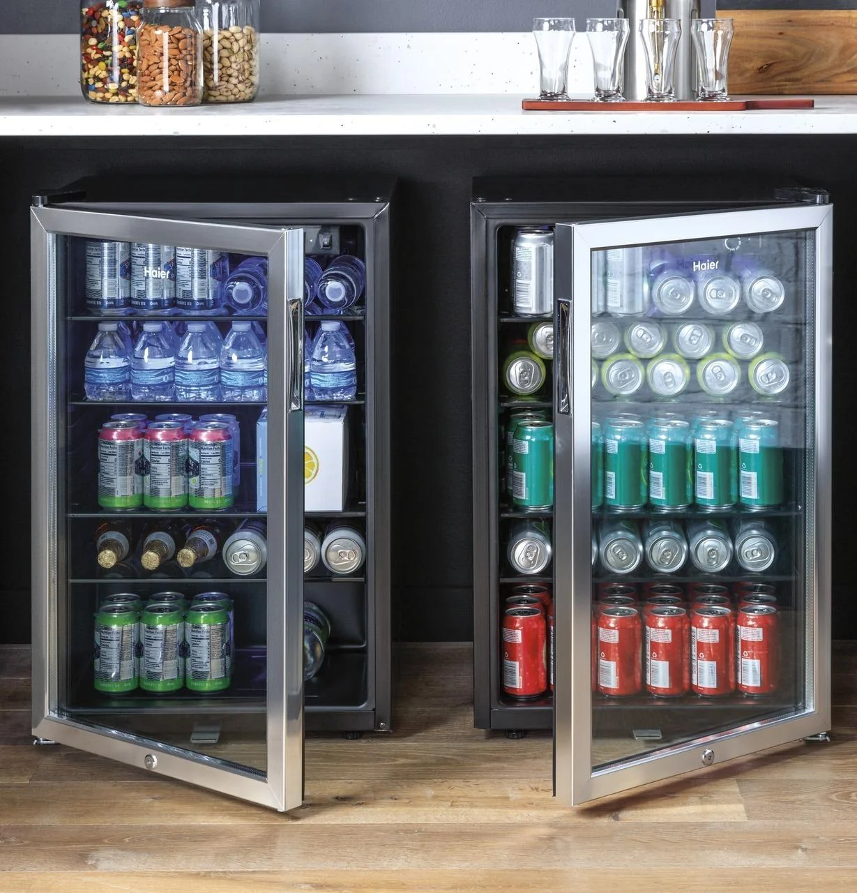 Haier HEBF100BXS 150-Can Beverage Center - Image 48