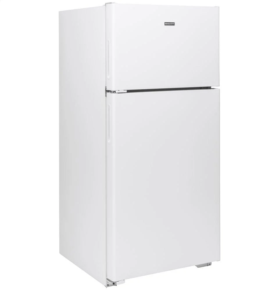 HPE16BTNLWW Hotpoint® ENERGY STAR® 15.6 Cu. Ft. Recessed Handle Top-Freezer Refrigerator - Image 3