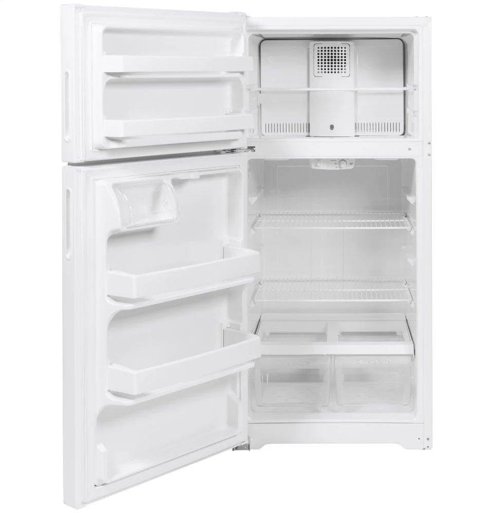 HPE16BTNLWW Hotpoint® ENERGY STAR® 15.6 Cu. Ft. Recessed Handle Top-Freezer Refrigerator - Image 4