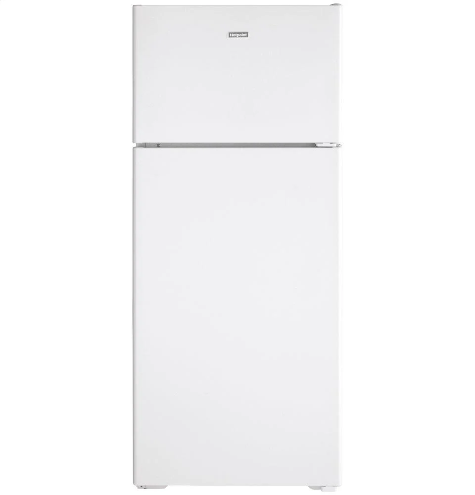 HPS18BTNRWW Hotpoint® 17.5 Cu. Ft. Recessed Handle Top-Freezer Refrigerator