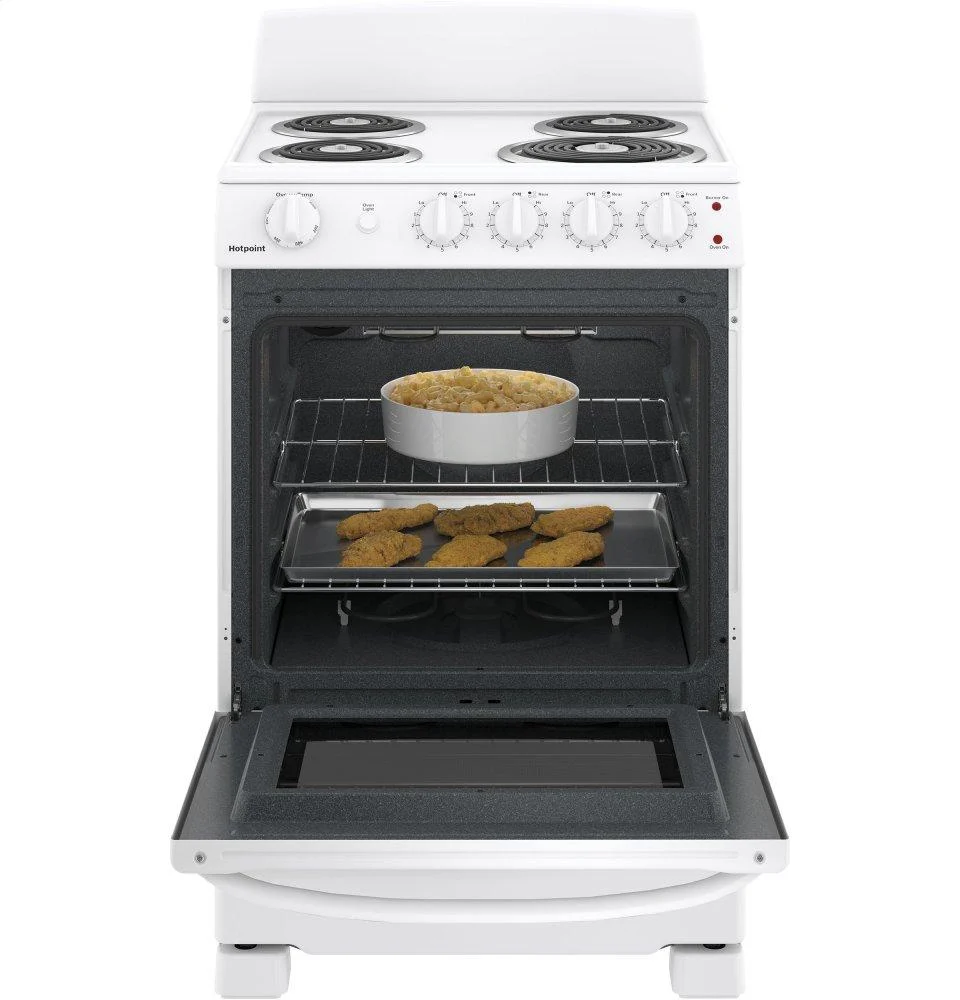 Hotpoint® 24" Free-Standing Front-Control Electric Range - Image 4
