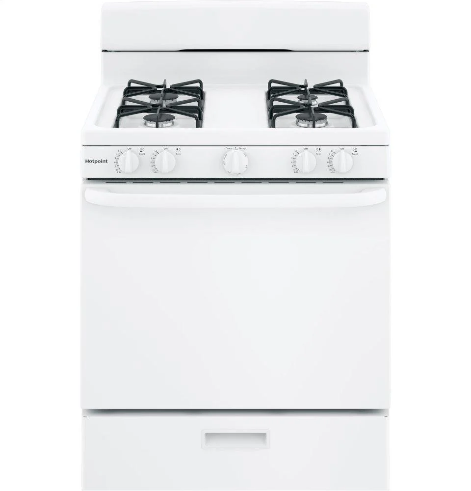 RGBS300DMWW Hotpoint® 30" Free-Standing Gas Range