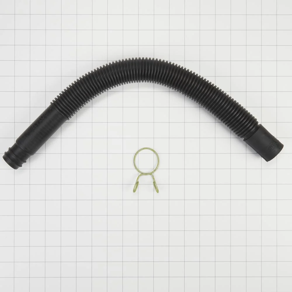Kitchenaid 285702 21" Black corrugated top load washer drain hose with fittings & clamp (excludes Bravos-Cabrio) - 1 pack - Image 5