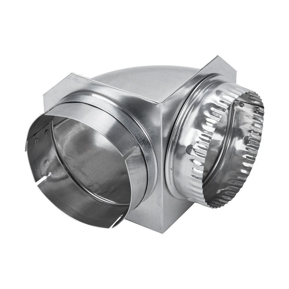 Kitchenaid 4396020BULK 90 Degree 5" Diameter Dryer Exhaust Wall Elbow Bulk Qty 24