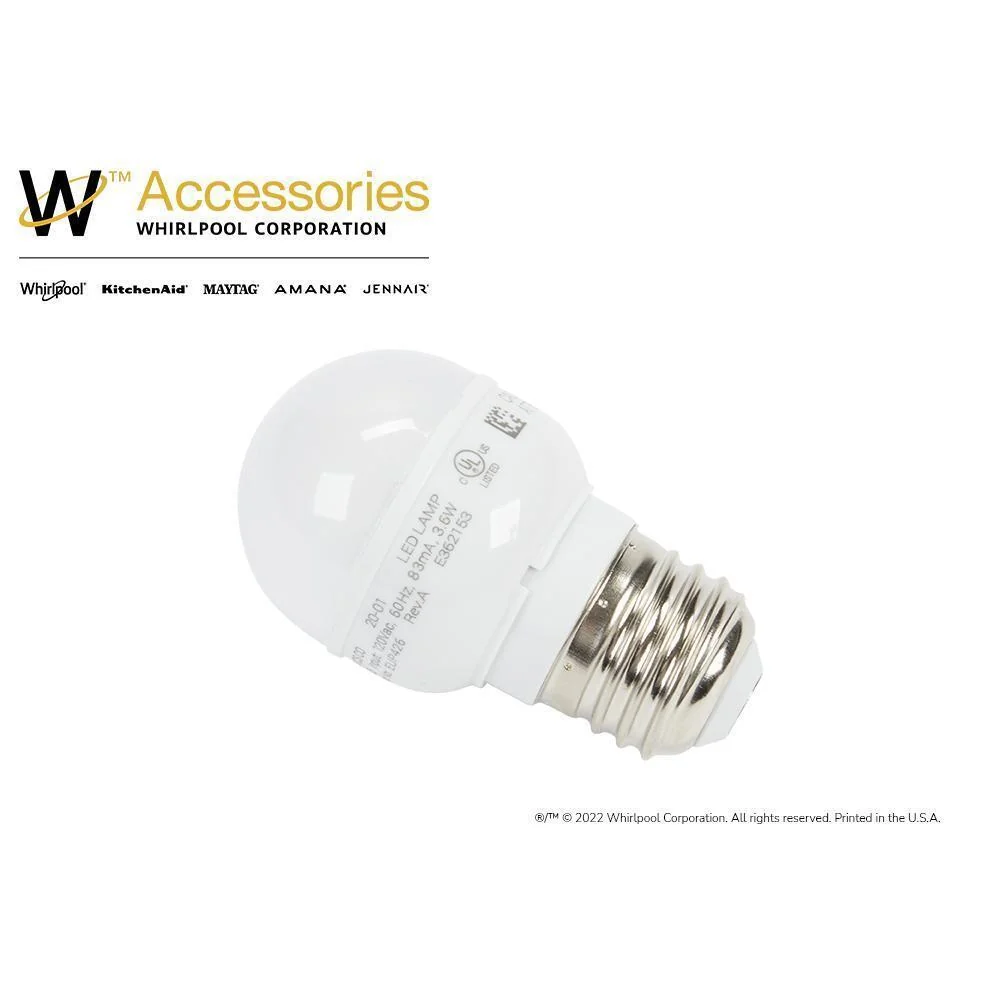 Kitchenaid 4396822 25W Blue Daylight Refrigerator Light Bulb - Image 3
