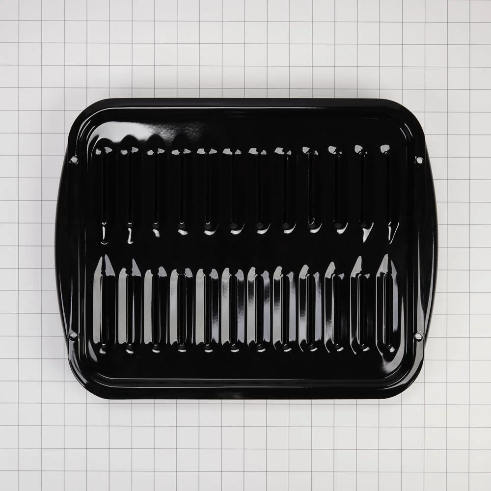 Kitchenaid 4396923 Premium Range Porcelain Broiler Pan and Roasting Rack (Includes Pan and Grid) - Image 11