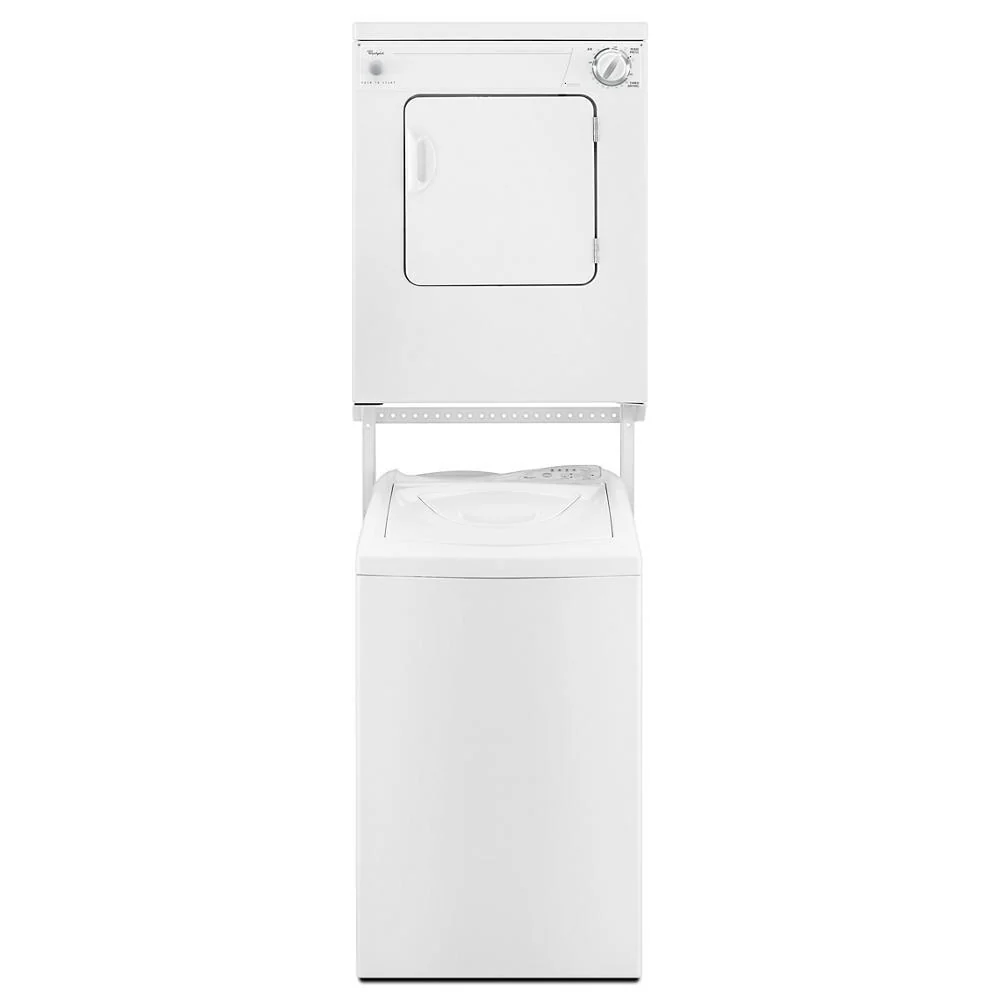 Kitchenaid 49971 Compact Washer and Dryer Stacking Kit, White, fits compact LCR5232, LCR7244, LCE4332 models, with 1 metal frame stand - Image 3