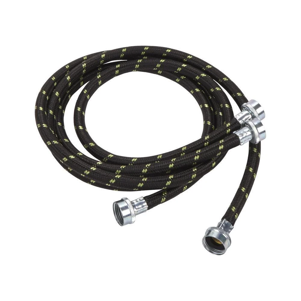 Kitchenaid 8212487RC 5' Braided washer fill hoses with 2 female connections - 2 pack