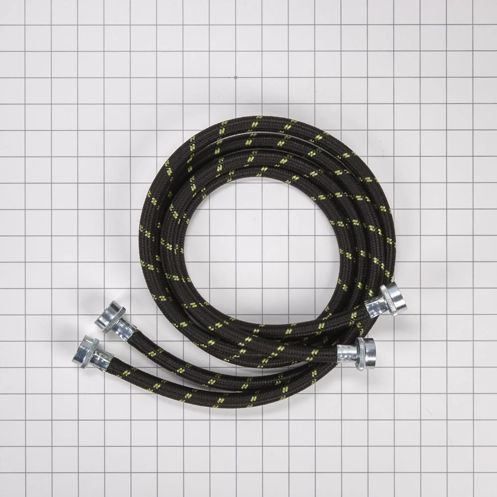 Kitchenaid 8212487RC 5' Braided washer fill hoses with 2 female connections - 2 pack - Image 2