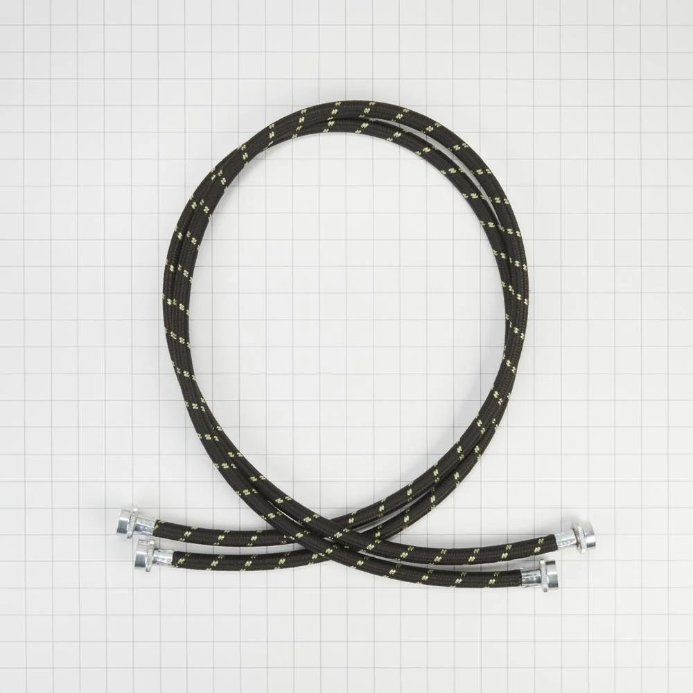 Kitchenaid 8212487RP 5' Braided washer fill hoses with 2 female connections - 2 pack - Image 5