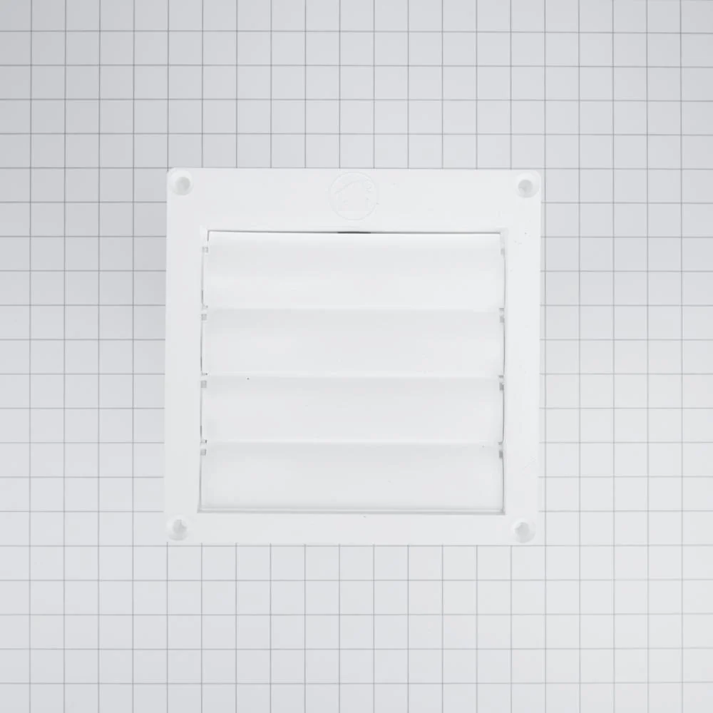 Kitchenaid 8212662 Dryer Louvered Vent of 4" opening with 10.5" tail pipe and back draft flapper - Image 2
