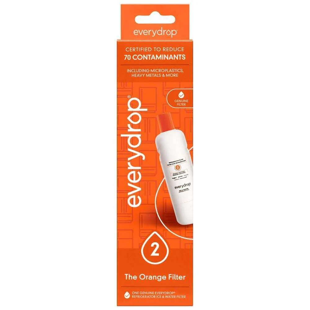 Kitchenaid EDR2RXD1 everydrop® Refrigerator Ice & Water Filter 2 - EDR2RXD1 (Pack of 1)