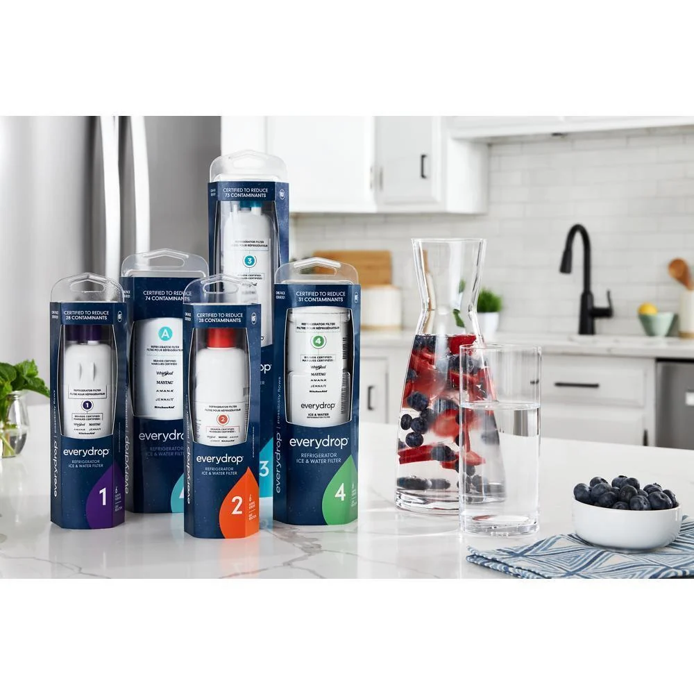 Kitchenaid EDR4RXD1 everydrop® Refrigerator Ice & Water Filter 4 - EDR4RXD1 (Pack of 1) - Image 8