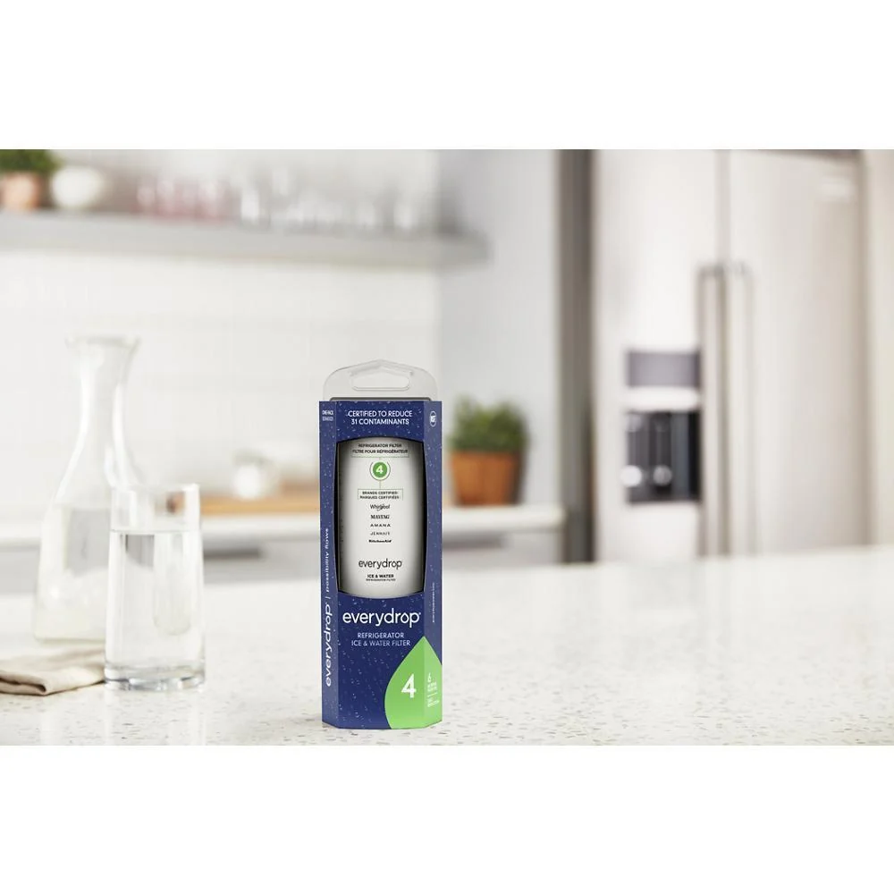 Kitchenaid EDR4RXD1 everydrop® Refrigerator Ice & Water Filter 4 - EDR4RXD1 (Pack of 1) - Image 9