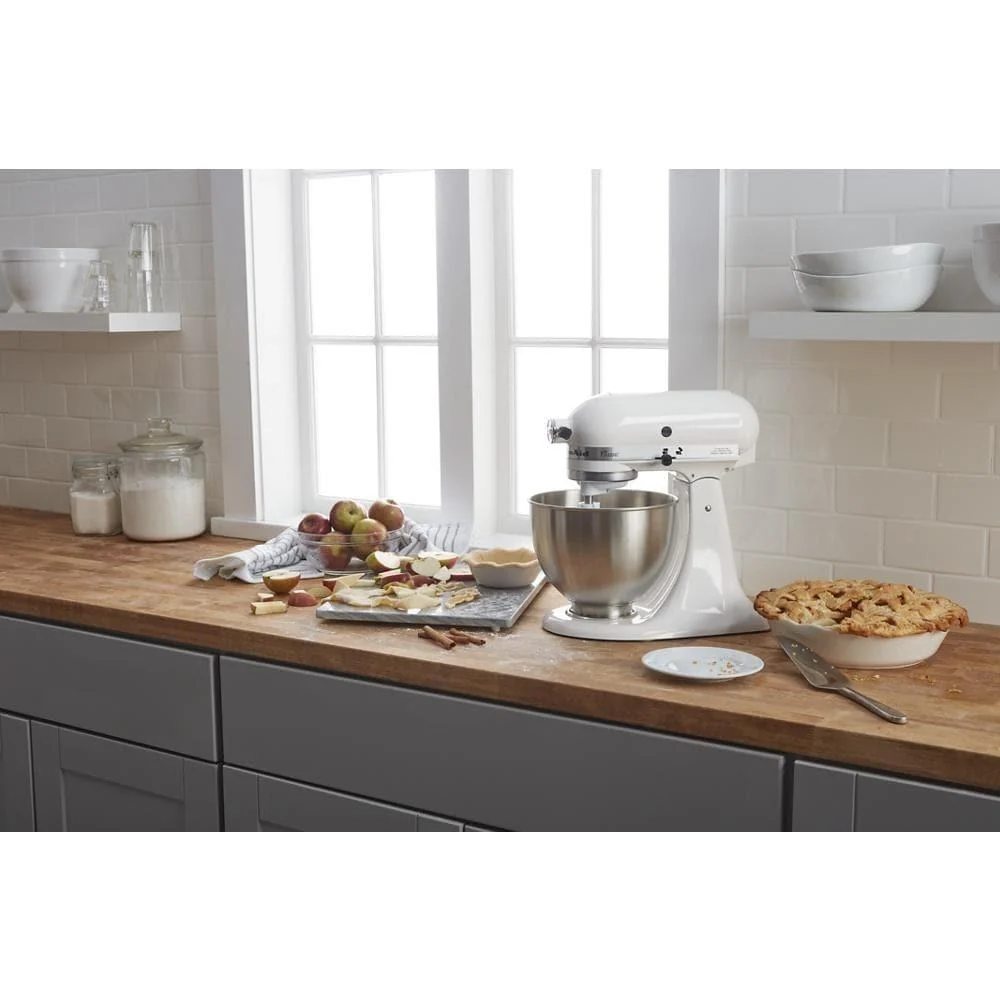 Kitchenaid K45SSWH Classic™ Series 4.5 Quart Tilt-Head Stand Mixer - Image 6