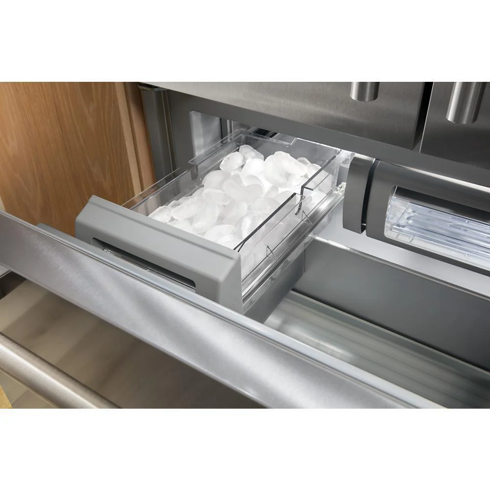 Kitchenaid KBFN536SBE 20.8 Cu. Ft. 36" Built-In French Door Bottom Mount Refrigerator with Platinum Interior - Image 2