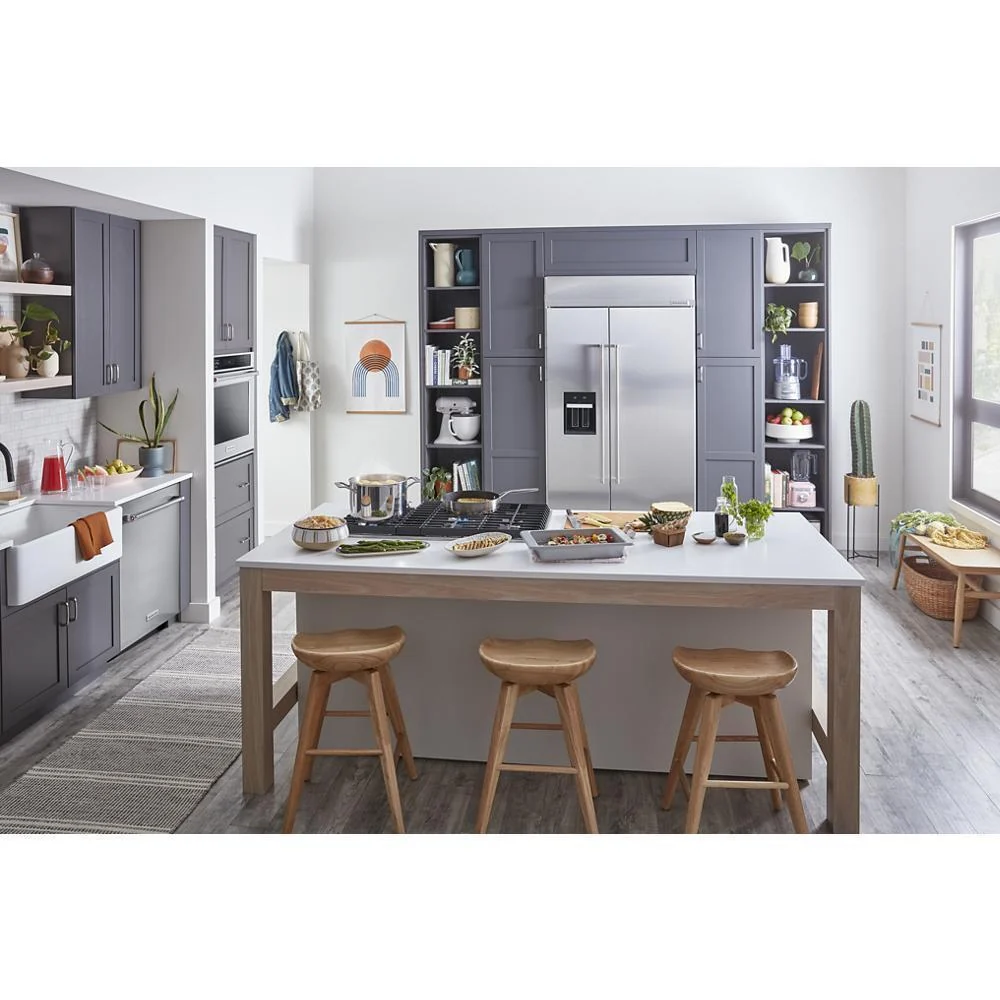 Kitchenaid KBSD702MPS 25.1 Cu. Ft. 42" Built-In Side-by-Side Refrigerator with Ice and Water Dispenser - Image 11