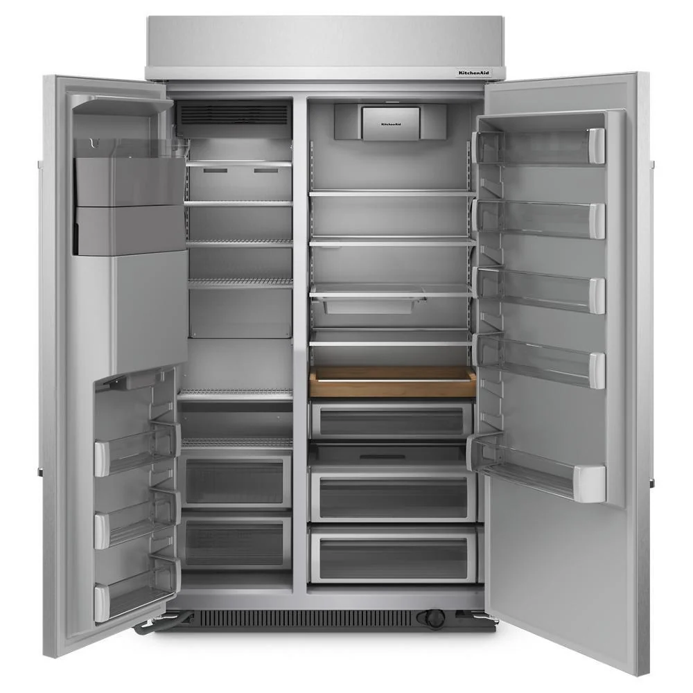 Kitchenaid KBSD708MPS 29.4 Cu. Ft. 48" Built-In Side-by-Side Refrigerator with Ice and Water Dispenser - Image 11