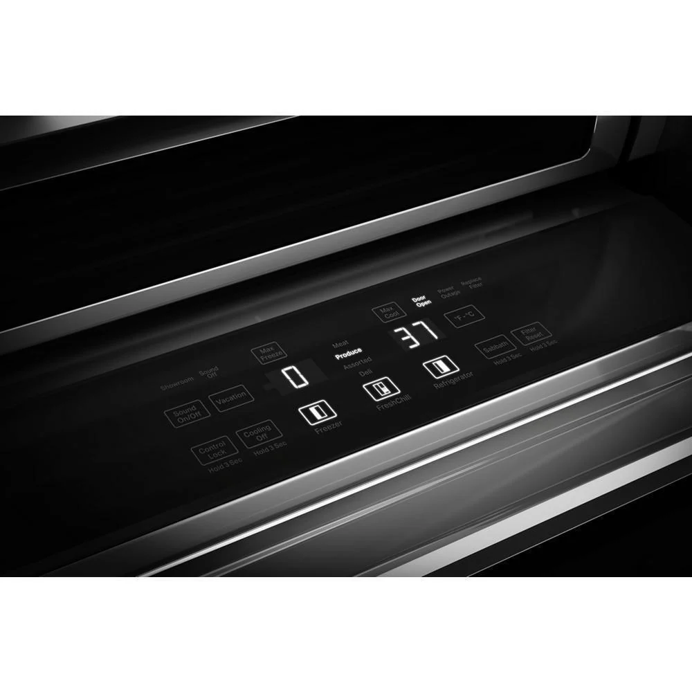 Kitchenaid KBSN742TPA 25.5 Cu. Ft. 42" Built-In Panel-Ready Side-by-Side Refrigerator with Platinum Interior - Image 10