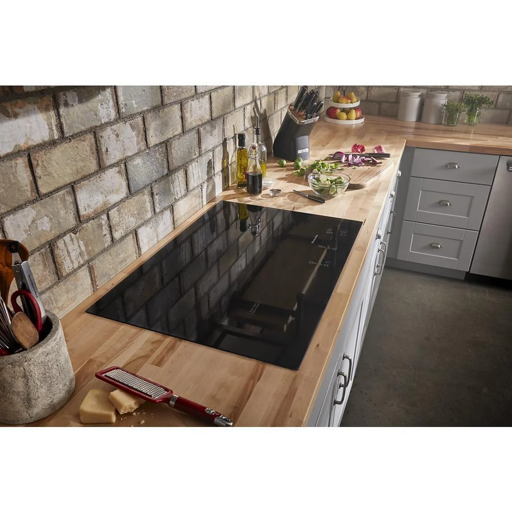 Kitchenaid KCES950KBL 30" Electric Cooktop with 5 Elements and Touch-Activated Controls - Image 6