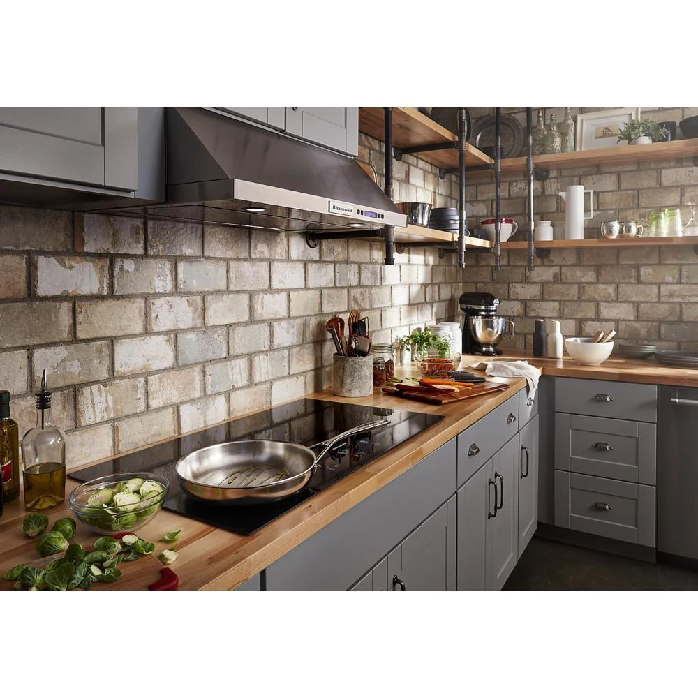 Kitchenaid KCES956KBL 36" Electric Cooktop with 5 Elements and Touch-Activated Controls - Image 8