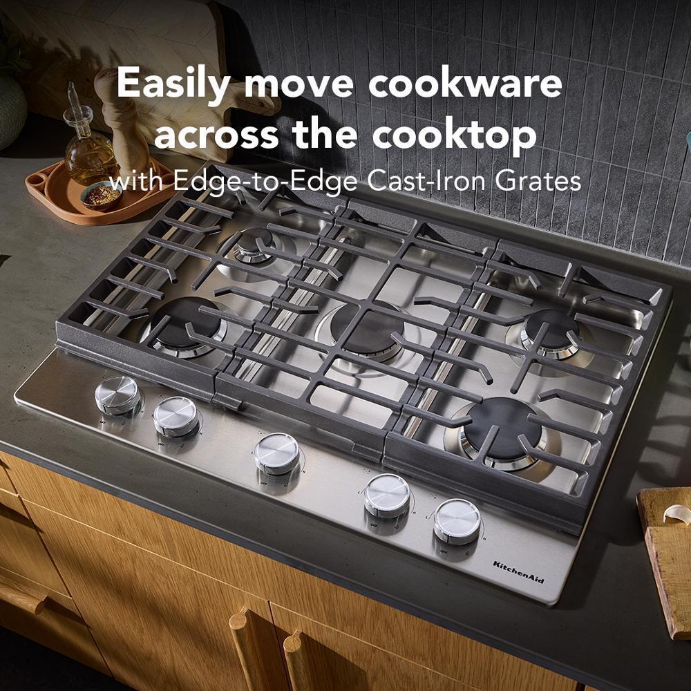 KCGK330SSS KitchenAid® 30 in. Gas Cooktop with 5 Versatile Burners - Image 11