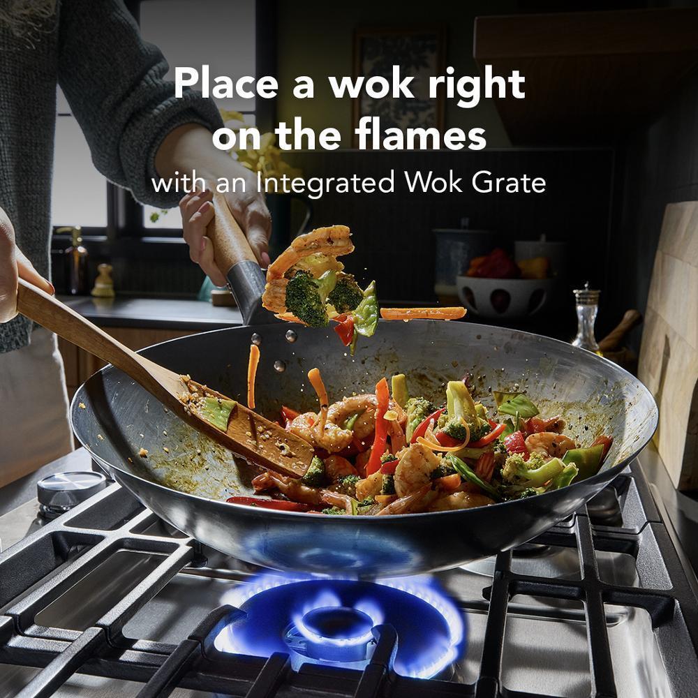 KCGK536SJP KitchenAid® 36 in. Gas Cooktop with 5 Burners and Integrated Wok Grate - Image 11