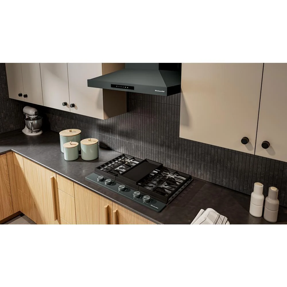 KCGK730SJP KitchenAid® 30 in. Gas Cooktop with 5 Burners and Integrated Wok Grate - Image 2