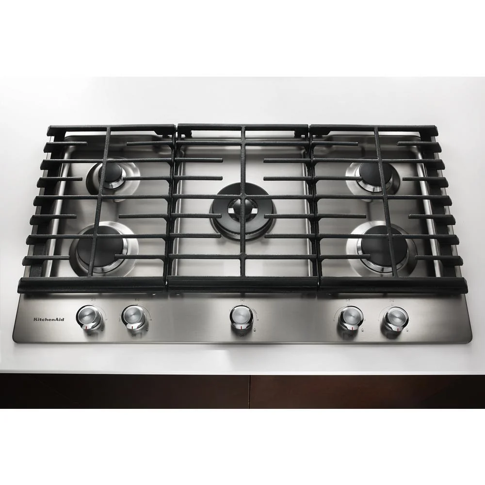 Kitchenaid KCGS550ESS 30" 5-Burner Gas Cooktop - Image 11