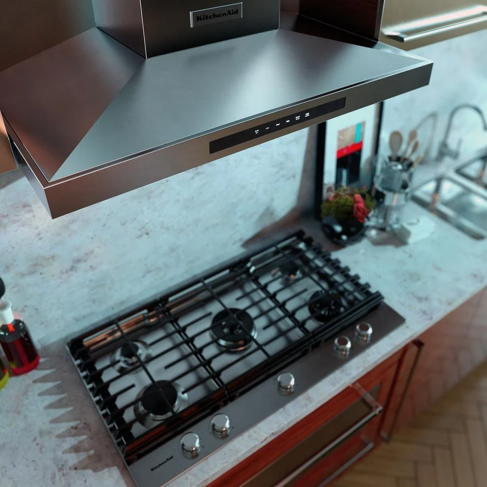Kitchenaid KCGS956ESS 36" 5-Burner Gas Cooktop with Griddle - Image 12