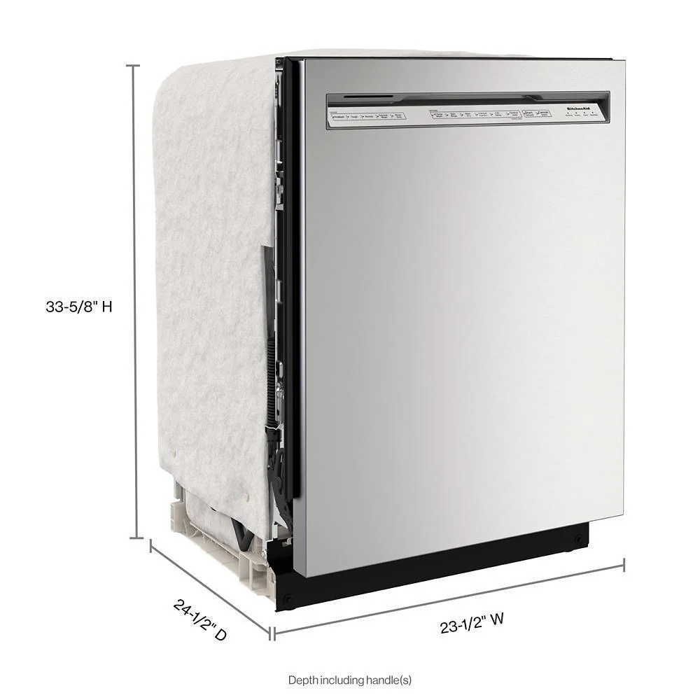 Kitchenaid KDFM404KPS 360(degree) Max Jets™ Third Rack Dishwasher with 50+ Total Wash Jets, 44 dBA - Image 3