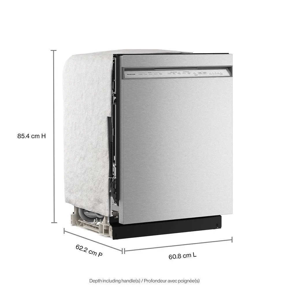 Kitchenaid KDFS324SPS Third Level Jet Rack Dishwasher with 40+ Total Wash Jets 41 dBA - Image 3