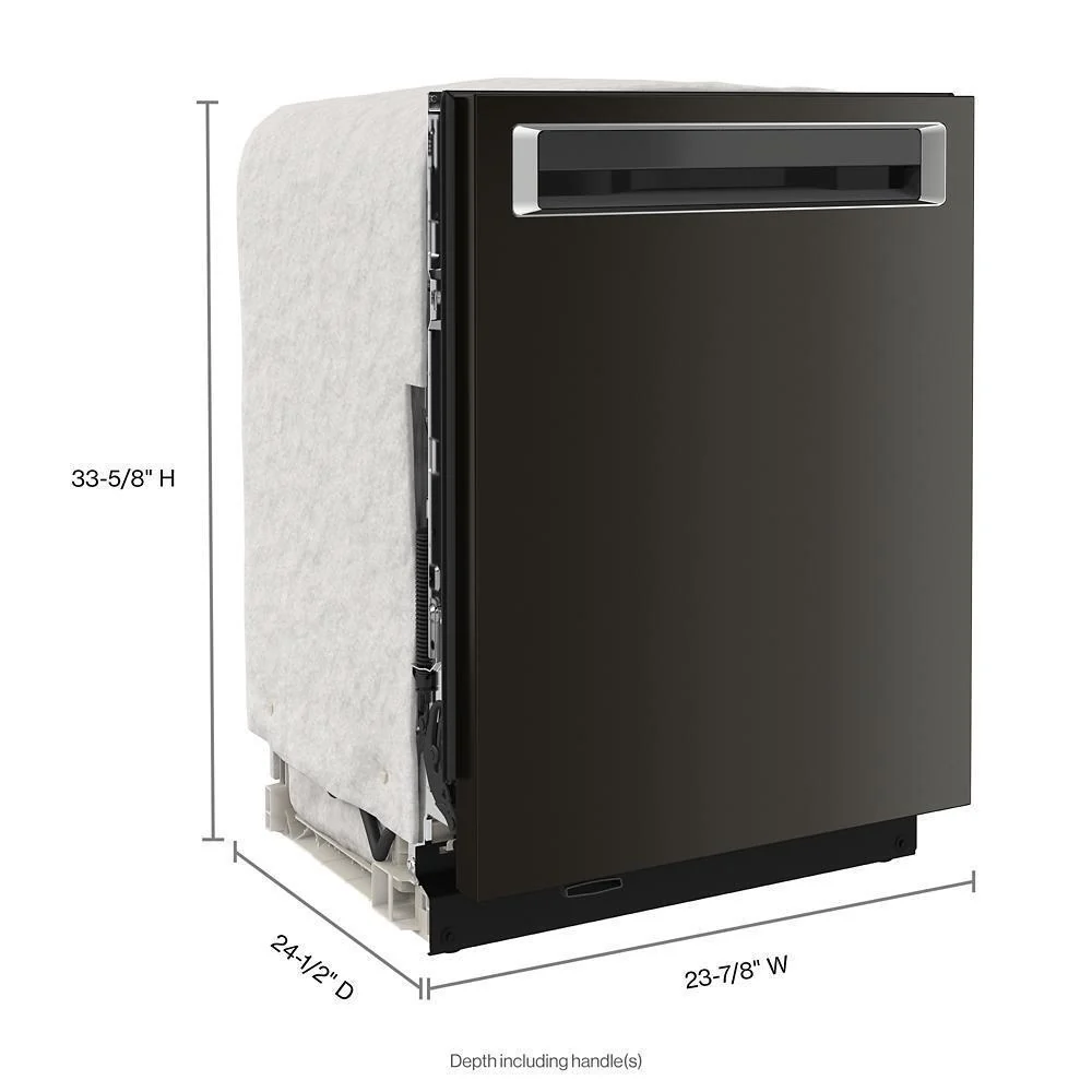 Kitchenaid KDPM804KBS 360(degree) Max Jets™ Third Rack Dishwasher with Stainless Steel Third Rack Wash Jets, 44 dBA - Image 8