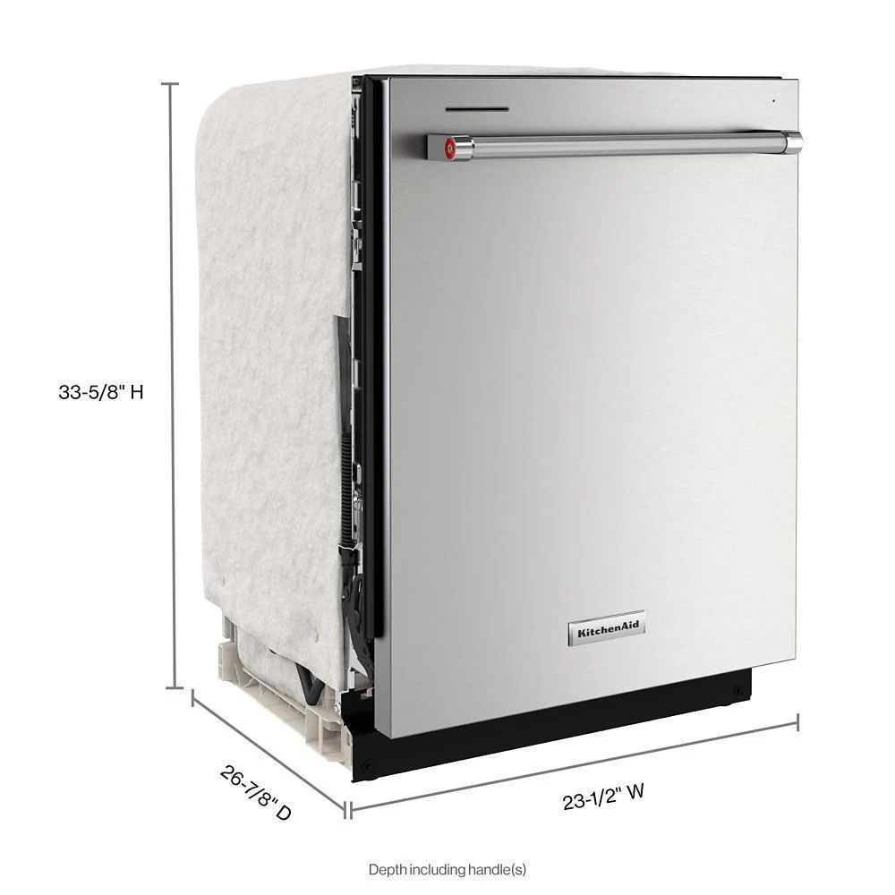 Kitchenaid KDTE204KPS Third Level Utensil Rack Dishwasher with 30+ Total Wash Jets, 39 dBA - Image 5