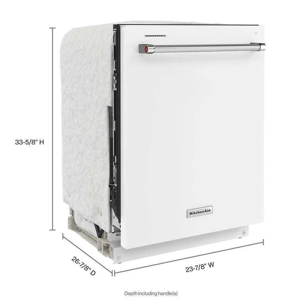 Kitchenaid KDTE204KWH Third Level Utensil Rack Dishwasher with 30+ Total Wash Jets, 39 dBA - Image 9