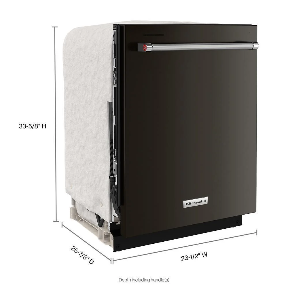 Kitchenaid KDTM404KBS 360(degree) Max Jets™ Third Rack Dishwasher with 50+ Total Wash Jets, 44 dBA - Image 5