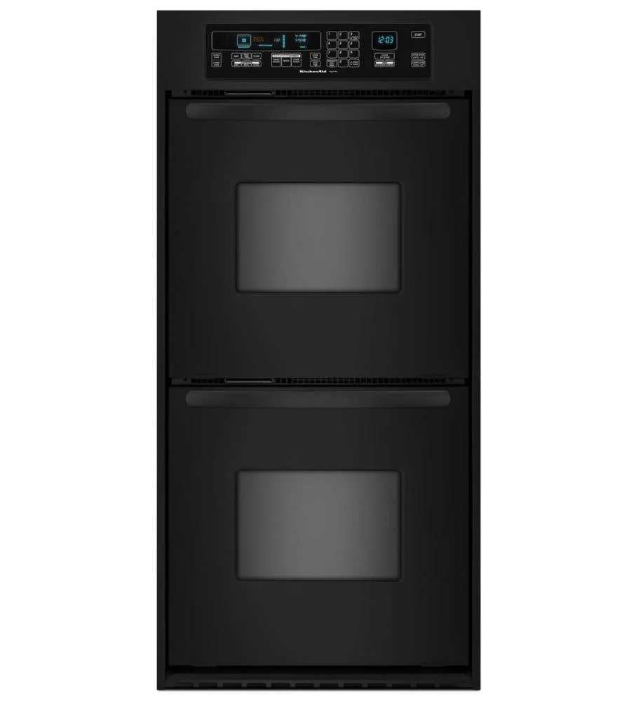 24-Inch Convection Double Wall Oven, Architect® Series II Handles - Black