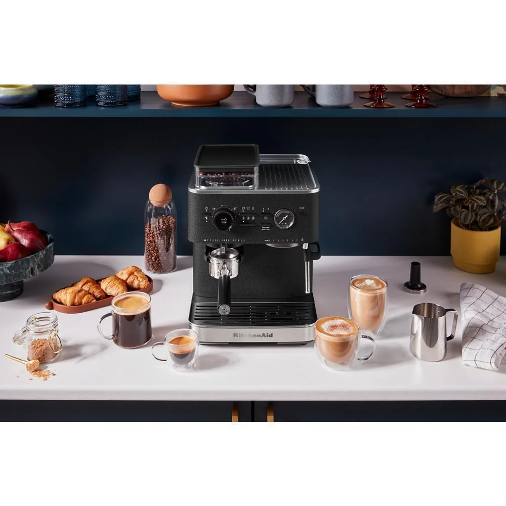 Kitchenaid KES6551BK Semi Automatic Espresso Machine with Burr Grinder - Image 11