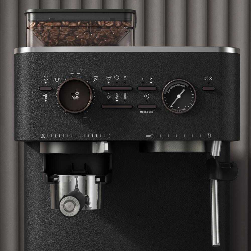 Kitchenaid KES6551BK Semi Automatic Espresso Machine with Burr Grinder - Image 14