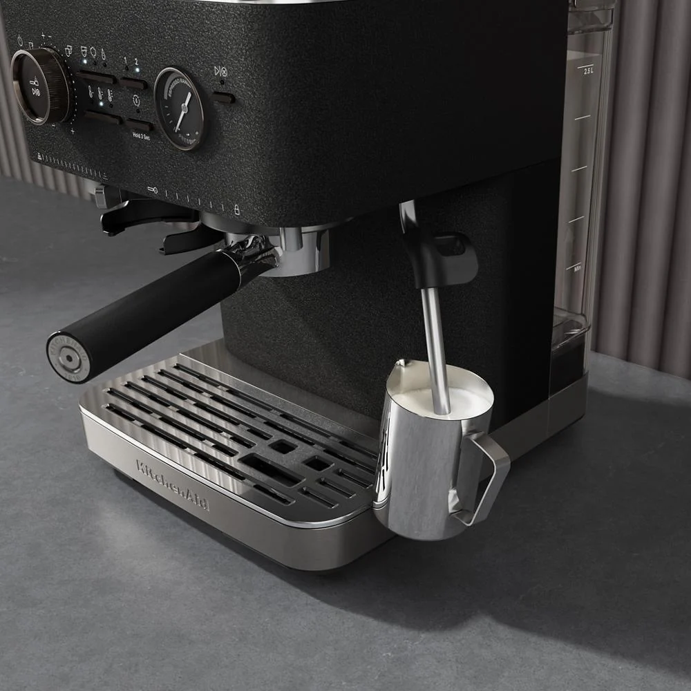 Kitchenaid KES6551BK Semi Automatic Espresso Machine with Burr Grinder - Image 19