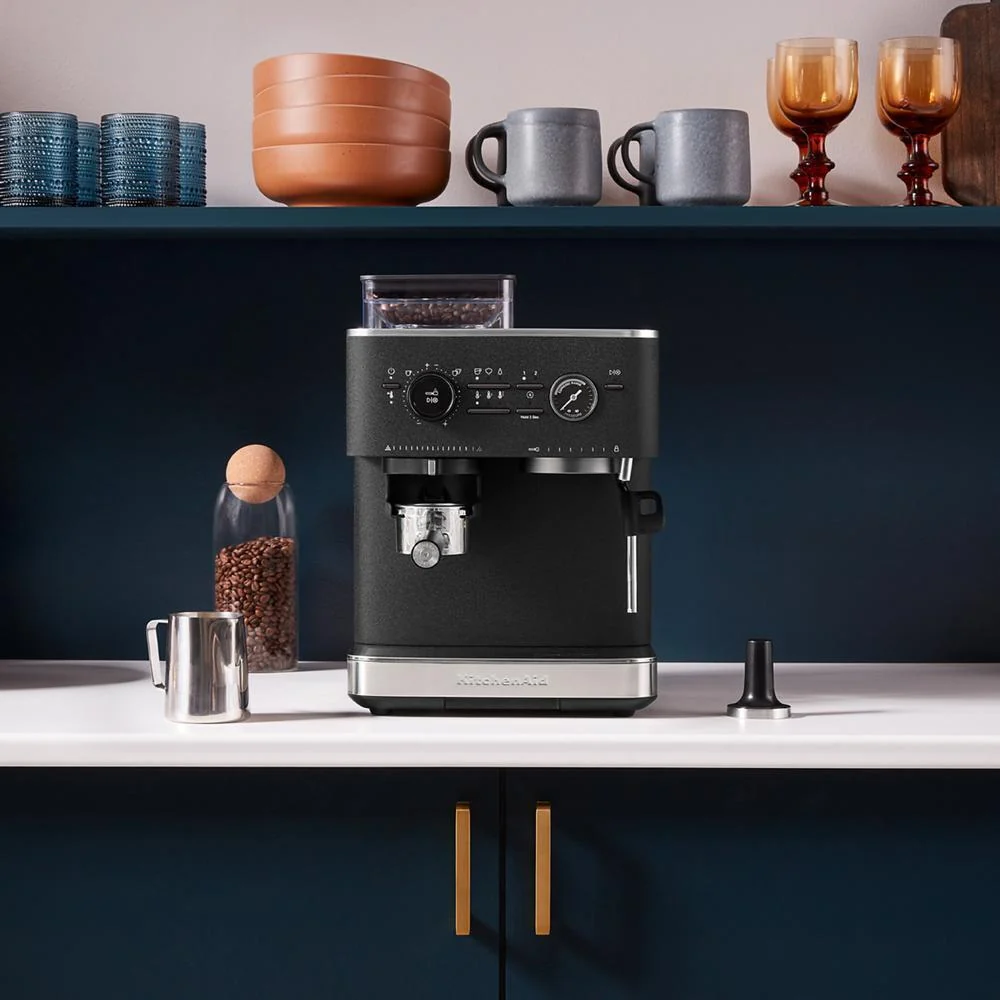 Kitchenaid KES6551BK Semi Automatic Espresso Machine with Burr Grinder - Image 2